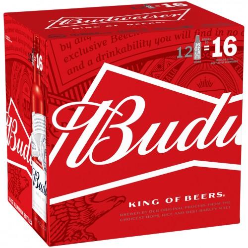 Budweiser Aluminum 12PKB 16 OZ