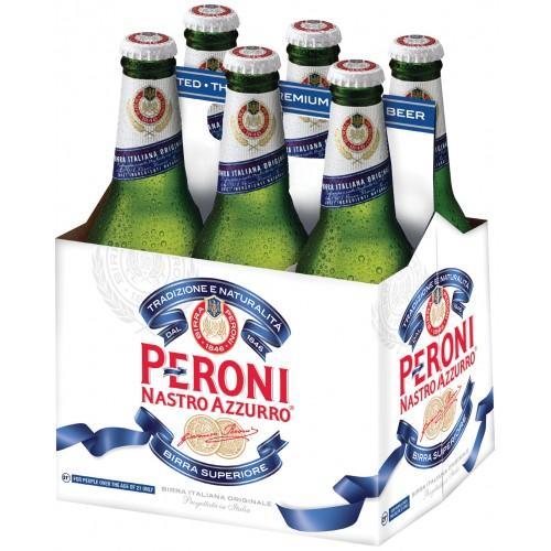 Peroni Nastro Azzuro 6PKB 12 OZ