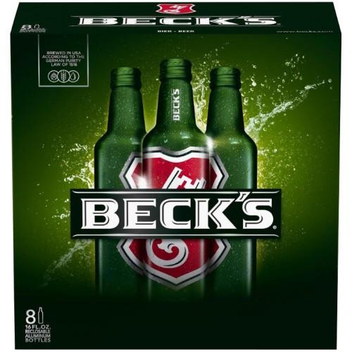 Beck's Aluminum 8PKB 16 OZ