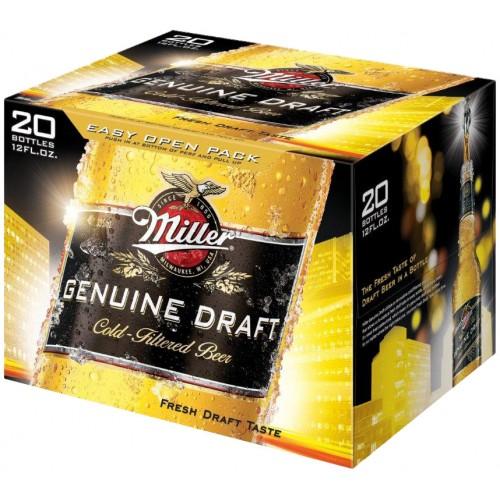Miller Genuine Draft 20PKB 12 OZ