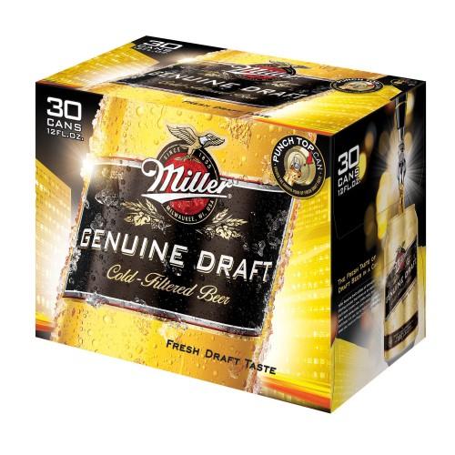 Miller Genuine Draft 30PKC 12 OZ