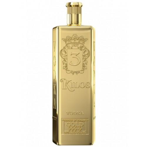 3 Kilos Ultra-Premium Gold Vodka 750ml