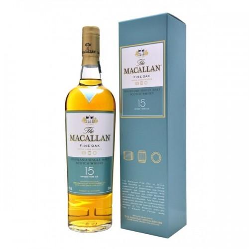 The Macallan Fine Oak 15 Yr Scotch W 750ml