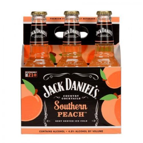 Jack Daniels Southern Peach Cocktails 6PKB 10 OZ