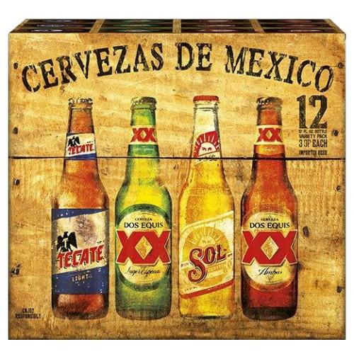 Cervezas De Mexico Variety Pk 12PKB 12 OZ