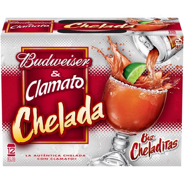 Budweiser Clamato Chelada  12PKC 8 OZ
