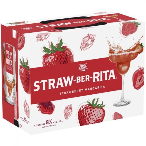Bud Light Straw Ber Rita 12PKC 8 OZ