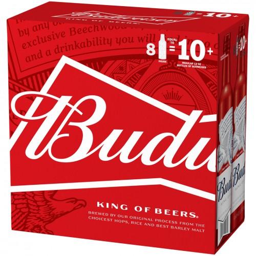 Budweiser Aluminum 8PKB 16 OZ