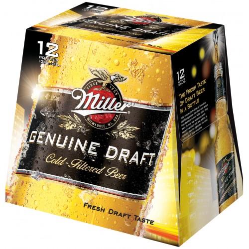 Miller Genuine Draft 12PKB 12 OZ